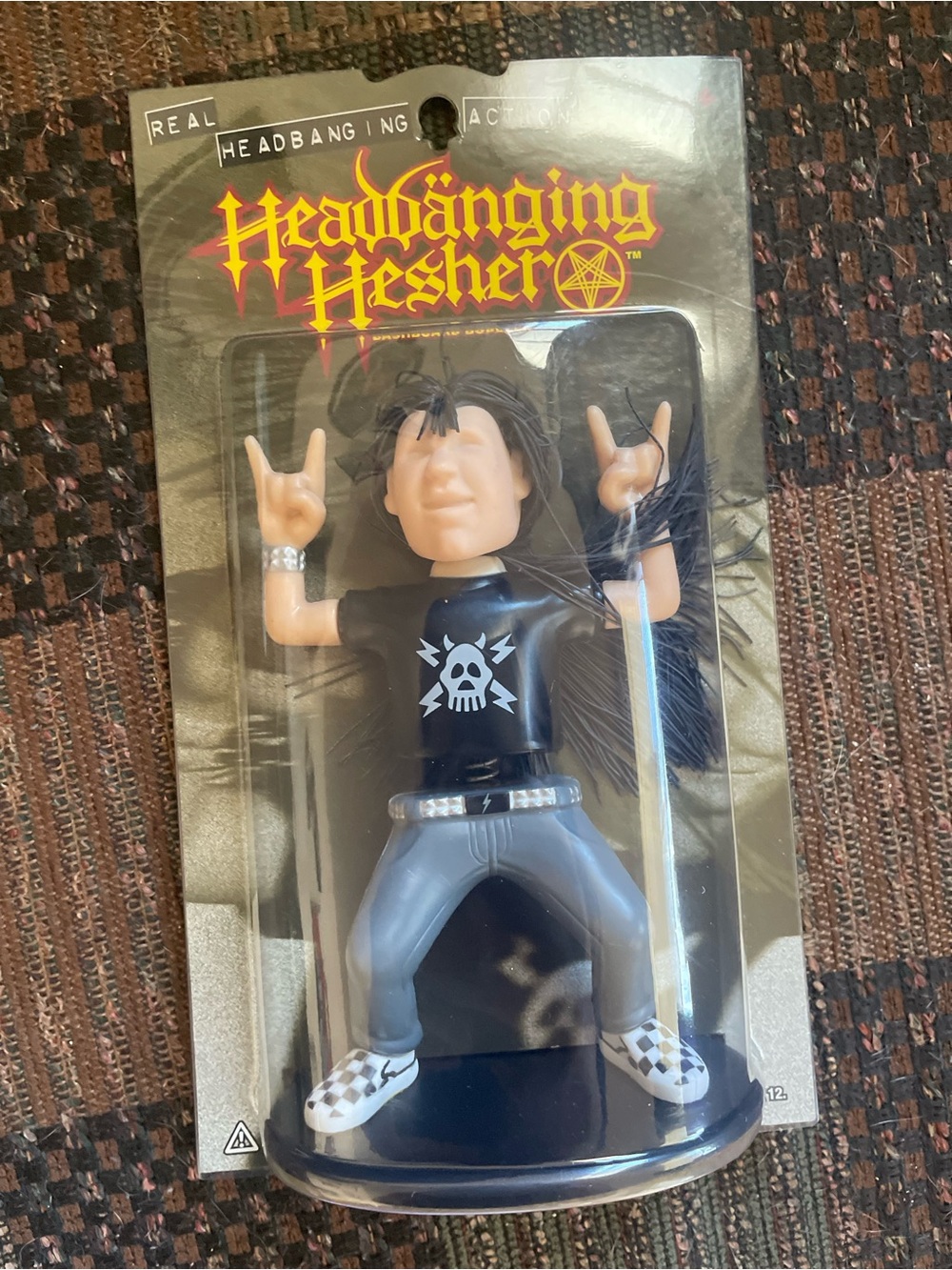 Headbanging Hesher Vinyl Figure - Black T-Shirt, Gray Pants
